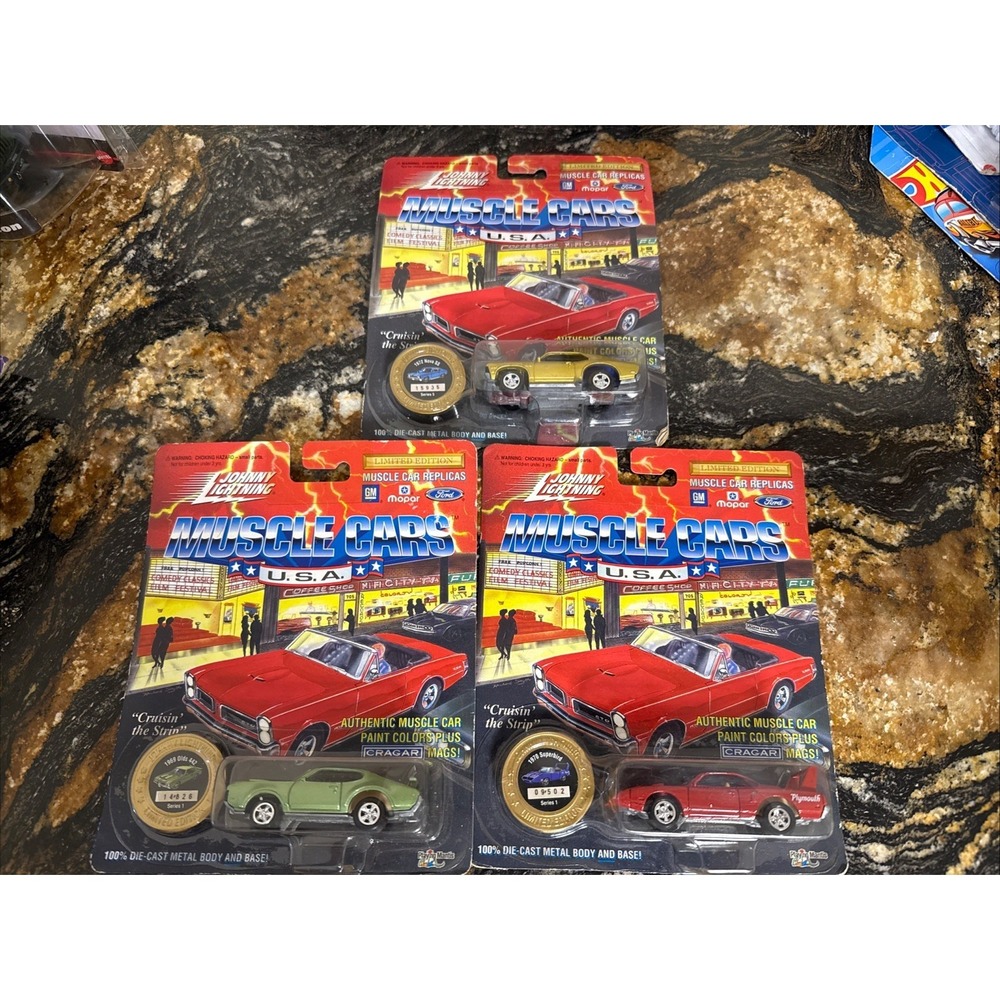 Johnny Lightning Muscle Cars USA Lot Of 3
